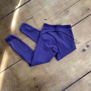 Savage x Fenty dark purple womens leggings size small‎ athleisure activewear